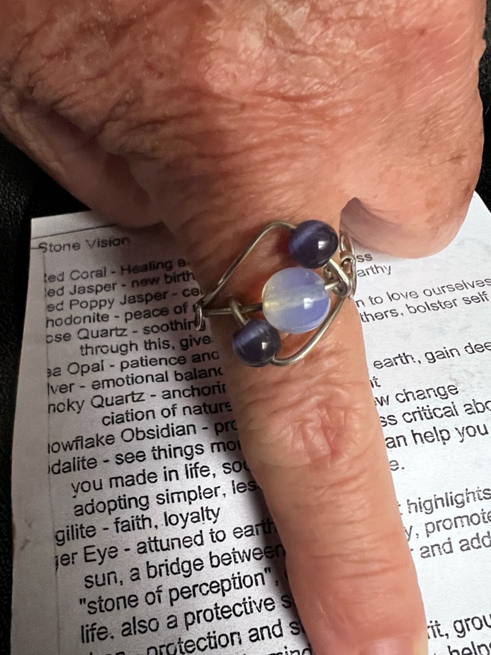 Navajo Made Wire Wrapped Ring – Size 10